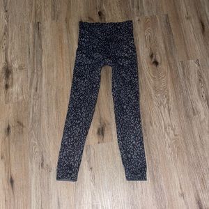 Spanx leopard leggings.